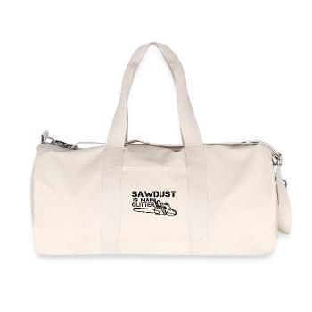 Sawdust Is Man Glitter Shirt - Recycled Canvas Sports Bag by Stanley/Stella - natural - Front