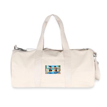Couples training - Recycled Canvas Sports Bag by Stanley/Stella - natural - Front