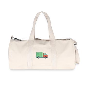 Lieferauto - Recycelte Canvas-Sporttasche von Stanley/Stella - Naturweiß - Vorne