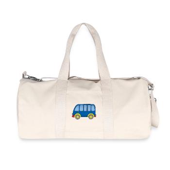 mein kleiner Omnibus - Recycelte Canvas-Sporttasche von Stanley/Stella - Naturweiß - Vorne