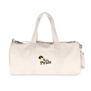 Je suis un pirate - Sac de sport en toile recyclée Stanley/Stella - blanc naturel - Devant