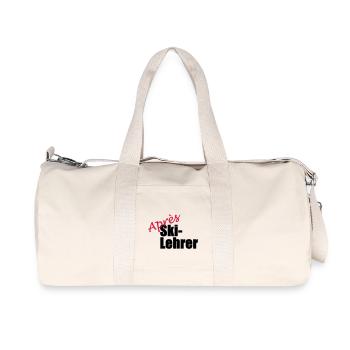 Apres Ski Lehrer - Recycelte Canvas-Sporttasche von Stanley/Stella - Naturweiß - Vorne