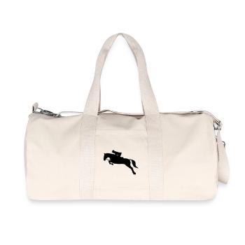 Cheval - Sac de sport en toile recyclée Stanley/Stella - blanc naturel - Devant