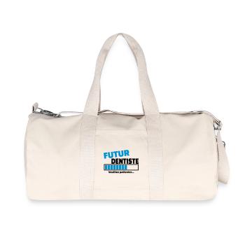 futur dentiste - Sac de sport en toile recyclée Stanley/Stella - blanc naturel - Devant