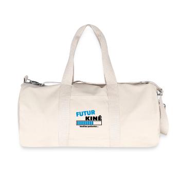 futur kiné - Sac de sport en toile recyclée Stanley/Stella - blanc naturel - Devant