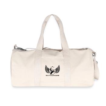 moto-cross - Sac de sport en toile recyclée Stanley/Stella - blanc naturel - Devant