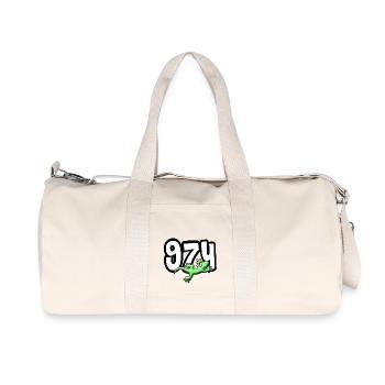 974 gecko - Sac de sport en toile recyclée Stanley/Stella - blanc naturel - Devant