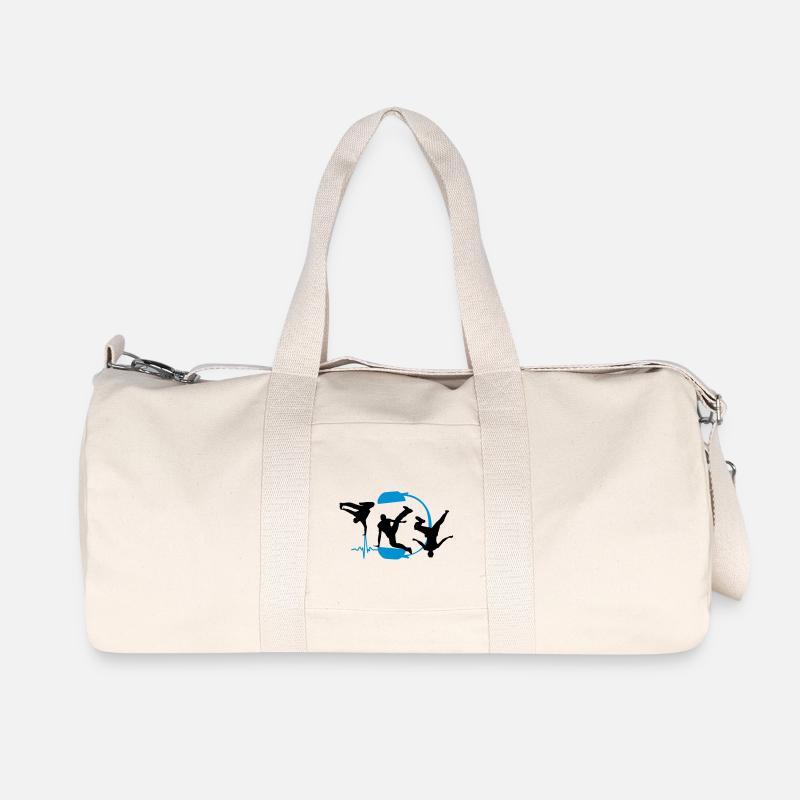 breakdancer - Recycelte Canvas-Sporttasche von Stanley/Stella - Naturweiß
