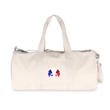 croissant france - Recycelte Canvas-Sporttasche von Stanley/Stella - Naturweiß - Vorne