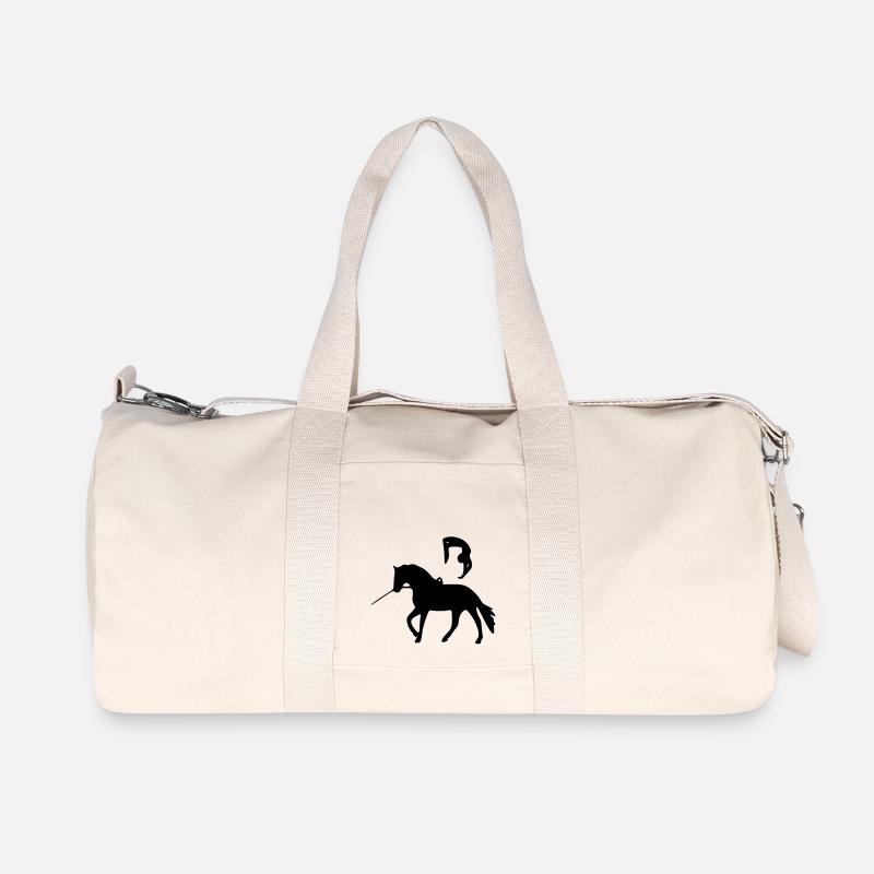 Flick Flack Voltigieren - Recycelte Canvas-Sporttasche von Stanley/Stella - Naturweiß