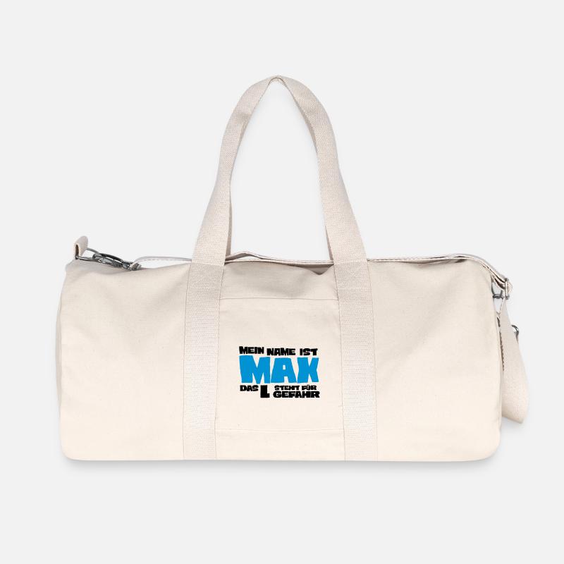 max - Recycelte Canvas-Sporttasche von Stanley/Stella - Naturweiß