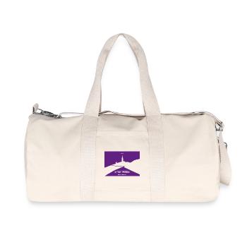 Le Mont Ventoux - Recycelte Canvas-Sporttasche von Stanley/Stella - Naturweiß - Vorne