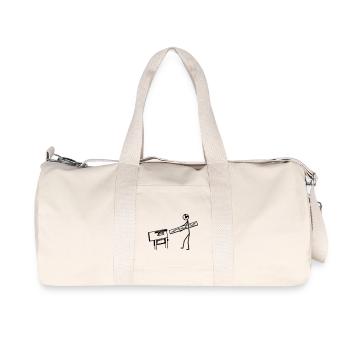Schreiner Tischler - Recycelte Canvas-Sporttasche von Stanley/Stella - Naturweiß - Vorne