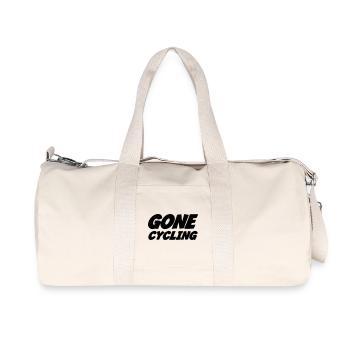 Radfahren / Radfahrer / Fahrrad / Radsport / - Recycelte Canvas-Sporttasche von Stanley/Stella - Naturweiß - Vorne