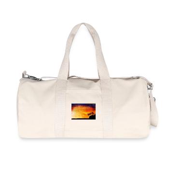 Karibik - Recycelte Canvas-Sporttasche von Stanley/Stella - Naturweiß - Vorne