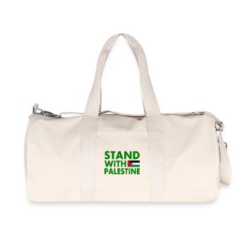 Stand with palestine - Recycled Canvas Sports Bag by Stanley/Stella - natural - Front