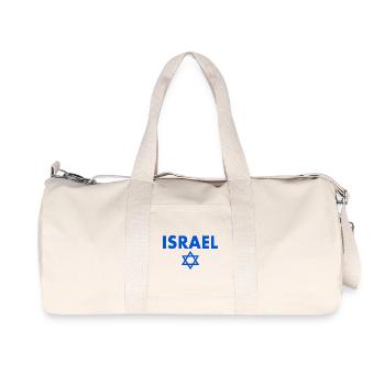 Israel - Recycled Canvas Sports Bag by Stanley/Stella - natural - Front