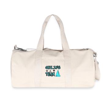 Voile - Sac de sport en toile recyclée Stanley/Stella - blanc naturel - Devant