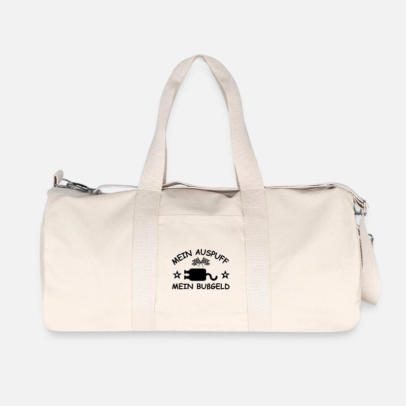 Auto - Recycelte Canvas-Sporttasche von Stanley/Stella - Naturweiß