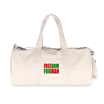Freedom for iran - Recycled Canvas Sports Bag by Stanley/Stella - natural - Front