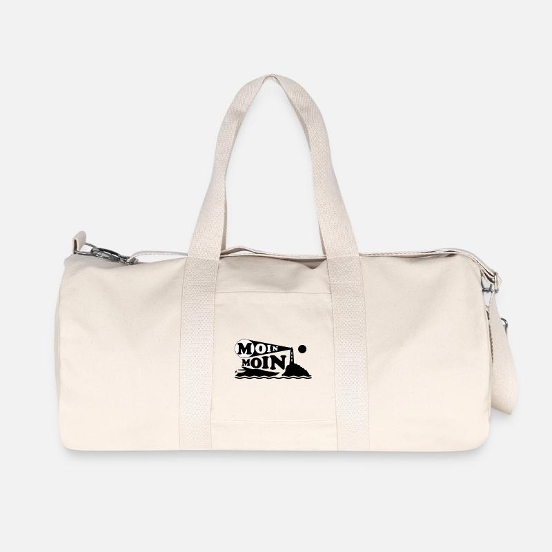 MOIN MOIN - Recycelte Canvas-Sporttasche von Stanley/Stella - Naturweiß