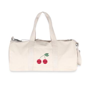 Cherries - Recycled Canvas Sports Bag by Stanley/Stella - natural - Front
