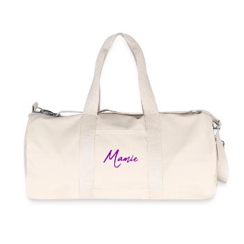 GRANNY. MOTHER'S DAY. HAPPY BIRTHDAY GRANDMA. I LOVE YOU - Recycled Canvas Sports Bag by Stanley/Stella - natural - Front