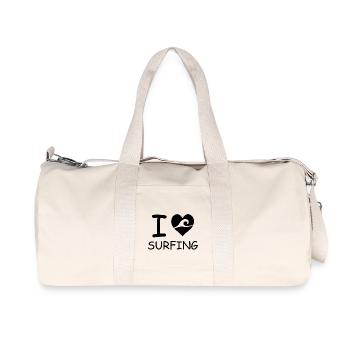 Surfing Surfboard Surfer Water Sports - Recycled Canvas Sports Bag by Stanley/Stella - natural - Front
