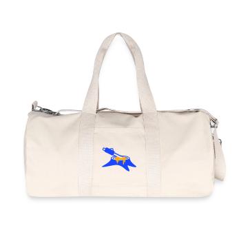 chainsaw tree felling lumberjack forest stump wood - Recycled Canvas Sports Bag by Stanley/Stella - natural - Front