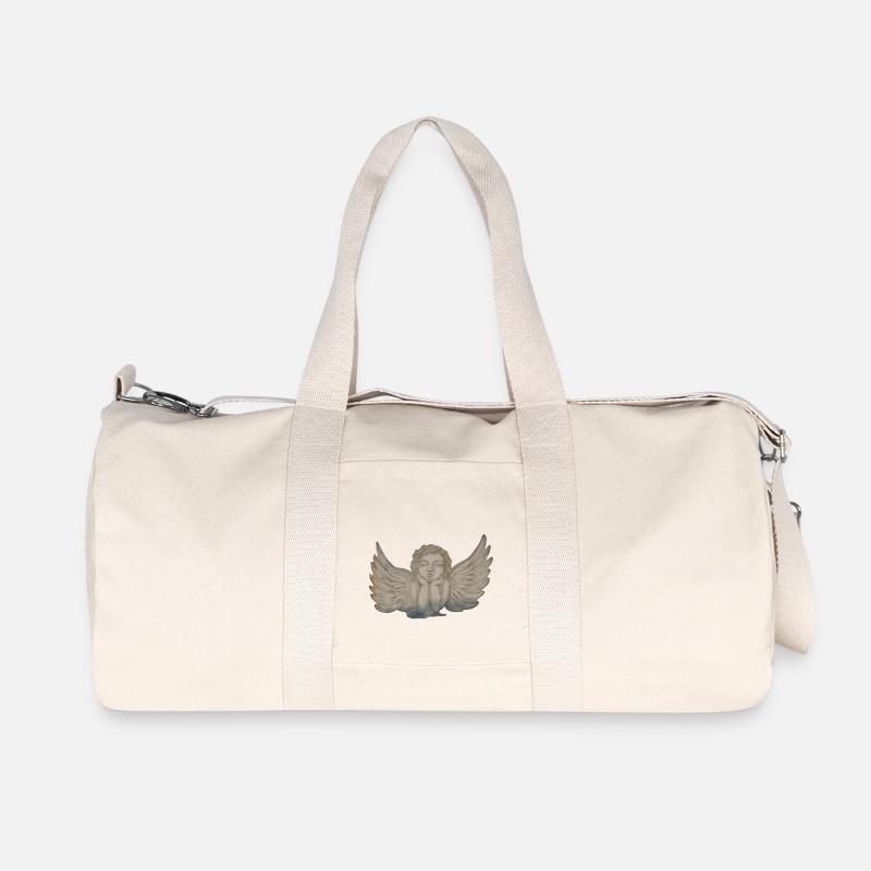 ENGEL - Recycelte Canvas-Sporttasche von Stanley/Stella - Naturweiß