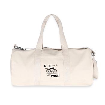 Ride Like The Wind - Recycled Canvas Sports Bag by Stanley/Stella - natural - Front