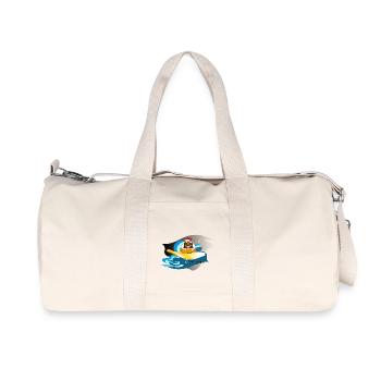 Tigre d’hiver - Sac de sport en toile recyclée Stanley/Stella - blanc naturel - Devant
