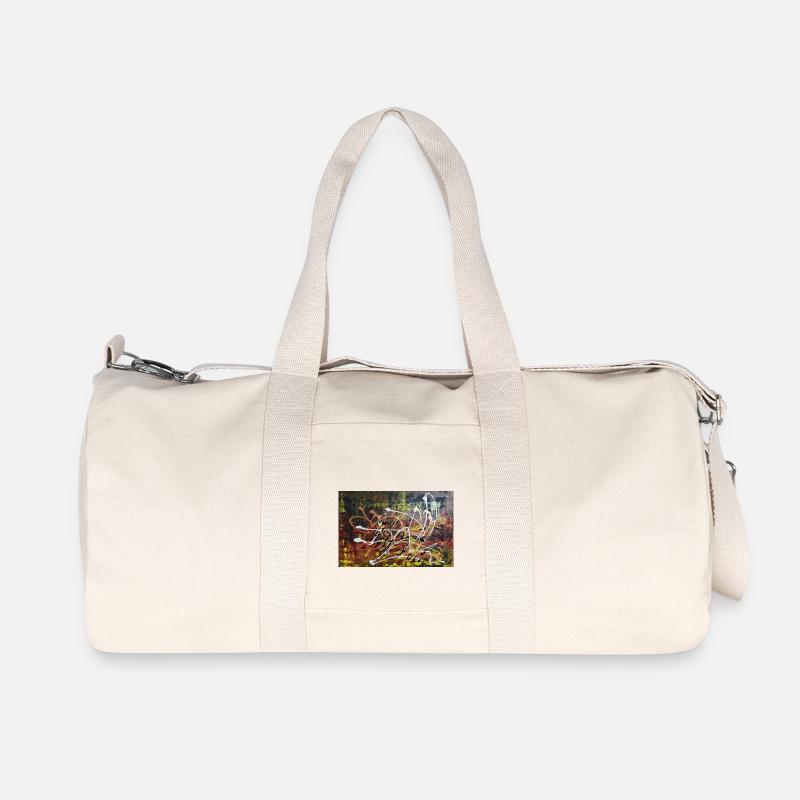 Wirrungen - Recycelte Canvas-Sporttasche von Stanley/Stella - Naturweiß