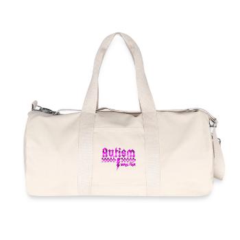 Autism awareness different different better - Recycled Canvas Sports Bag by Stanley/Stella - natural - Front