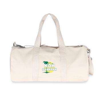 Vollmond Palme K8h Phangan - Recycelte Canvas-Sporttasche von Stanley/Stella - Naturweiß - Vorne