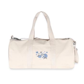 Dauphin - Sac de sport en toile recyclée Stanley/Stella - blanc naturel - Devant