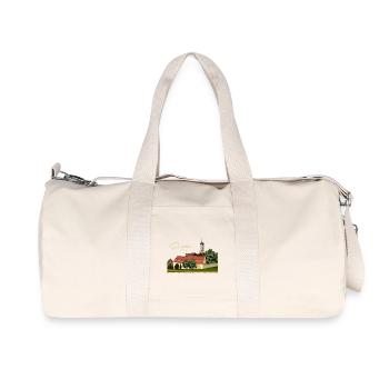 Mönchsdeggingen // Illustration - Recycelte Canvas-Sporttasche von Stanley/Stella - Naturweiß - Vorne