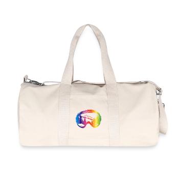 Lunettes de ski Piste Mountains Multicolore - Sac de sport en toile recyclée Stanley/Stella - blanc naturel - Devant