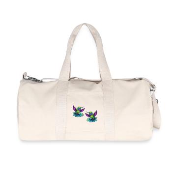 Colibri Oiseau 2 - Sac de sport en toile recyclée Stanley/Stella - blanc naturel - Devant