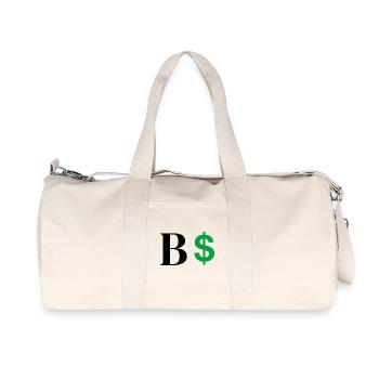 Letter b dollar - Recycled Canvas Sports Bag by Stanley/Stella - natural - Front