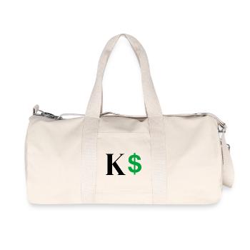 Letter k dollar - Recycled Canvas Sports Bag by Stanley/Stella - natural - Front