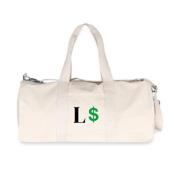 Letter l dollar - Recycled Canvas Sports Bag by Stanley/Stella - natural - Front