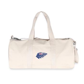 Fougère de Nouvelle-Zélande avec drapeau - Sac de sport en toile recyclée Stanley/Stella - blanc naturel - Devant