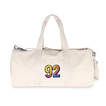 92 Number Symbol - Recycled Canvas Sports Bag by Stanley/Stella - natural - Front