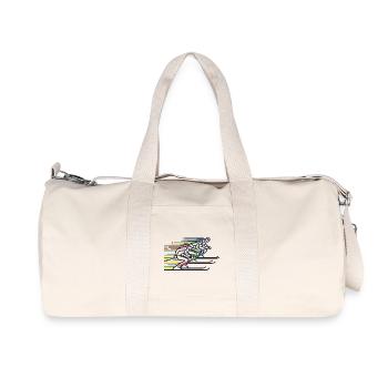 Ski Ski Sports d'hiver Coloré - Sac de sport en toile recyclée Stanley/Stella - blanc naturel - Devant