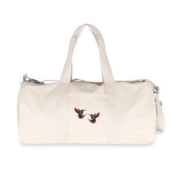 Colibri Oiseau 2 - Sac de sport en toile recyclée Stanley/Stella - blanc naturel - Devant