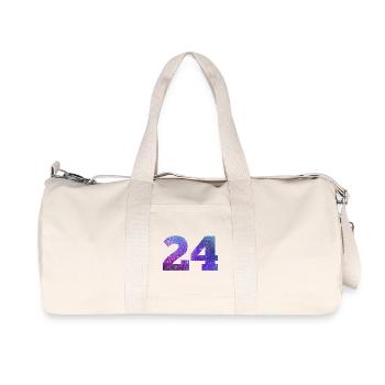Number 24 galaxy - Recycled Canvas Sports Bag by Stanley/Stella - natural - Front