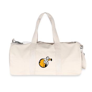 Geier Aasfresser Vogel lustig Geiern Aasgeier Spaß - Recycelte Canvas-Sporttasche von Stanley/Stella - Naturweiß - Vorne
