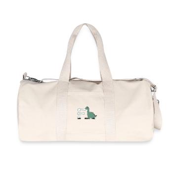 Buchstabe F - Recycelte Canvas-Sporttasche von Stanley/Stella - Naturweiß - Vorne