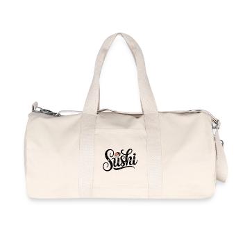 Sushi - Food Lover Design - Recycled Canvas Sports Bag by Stanley/Stella - natural - Front